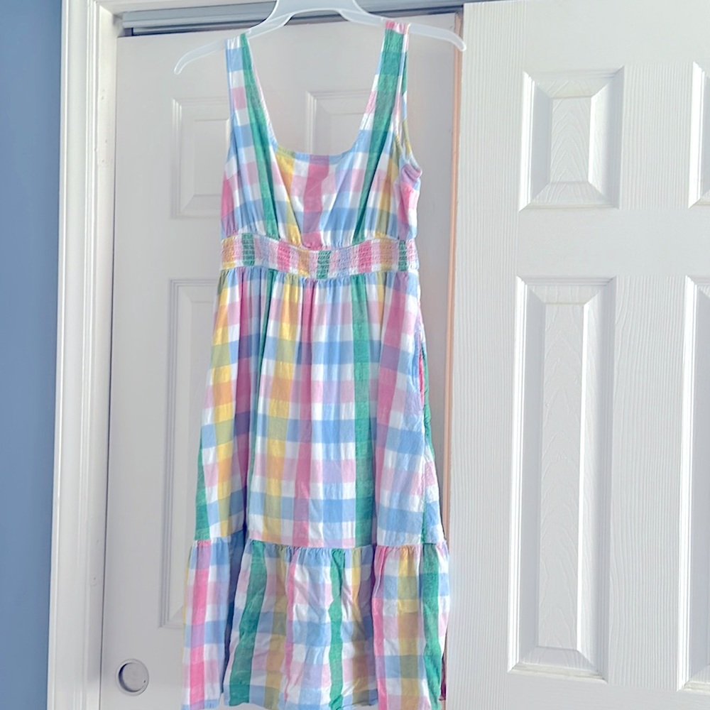 Pastel Plaid Dress